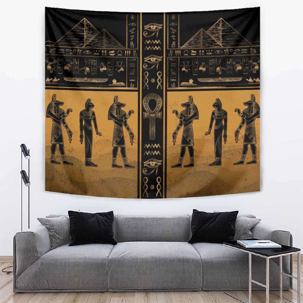 Egypt Tapestry Ancient Ankh Luxury - Wonder Print Shop