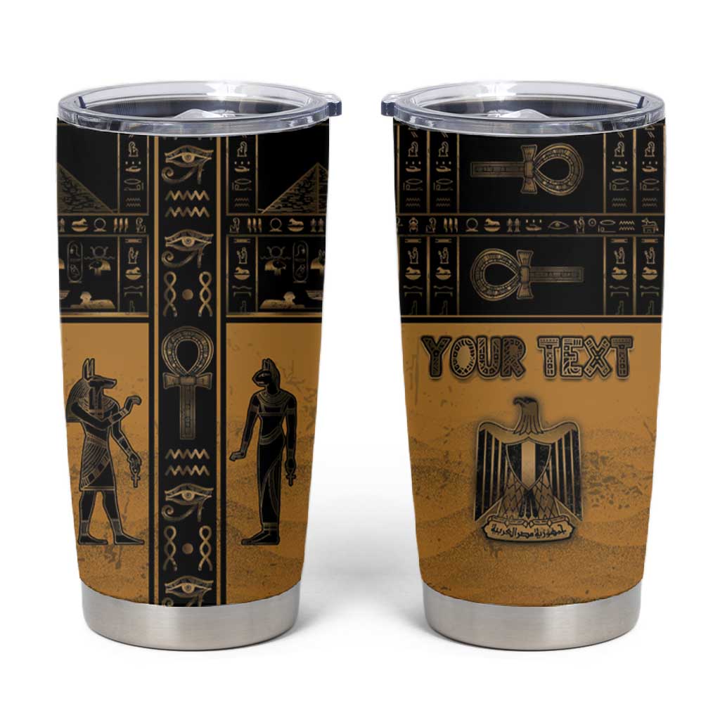Personalized Egypt Tumbler Cup Ancient Ankh Luxury - Wonder Print Shop