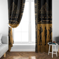 Egypt Window Curtain Ancient Ankh Luxury - Wonder Print Shop