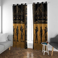 Egypt Window Curtain Ancient Ankh Luxury - Wonder Print Shop