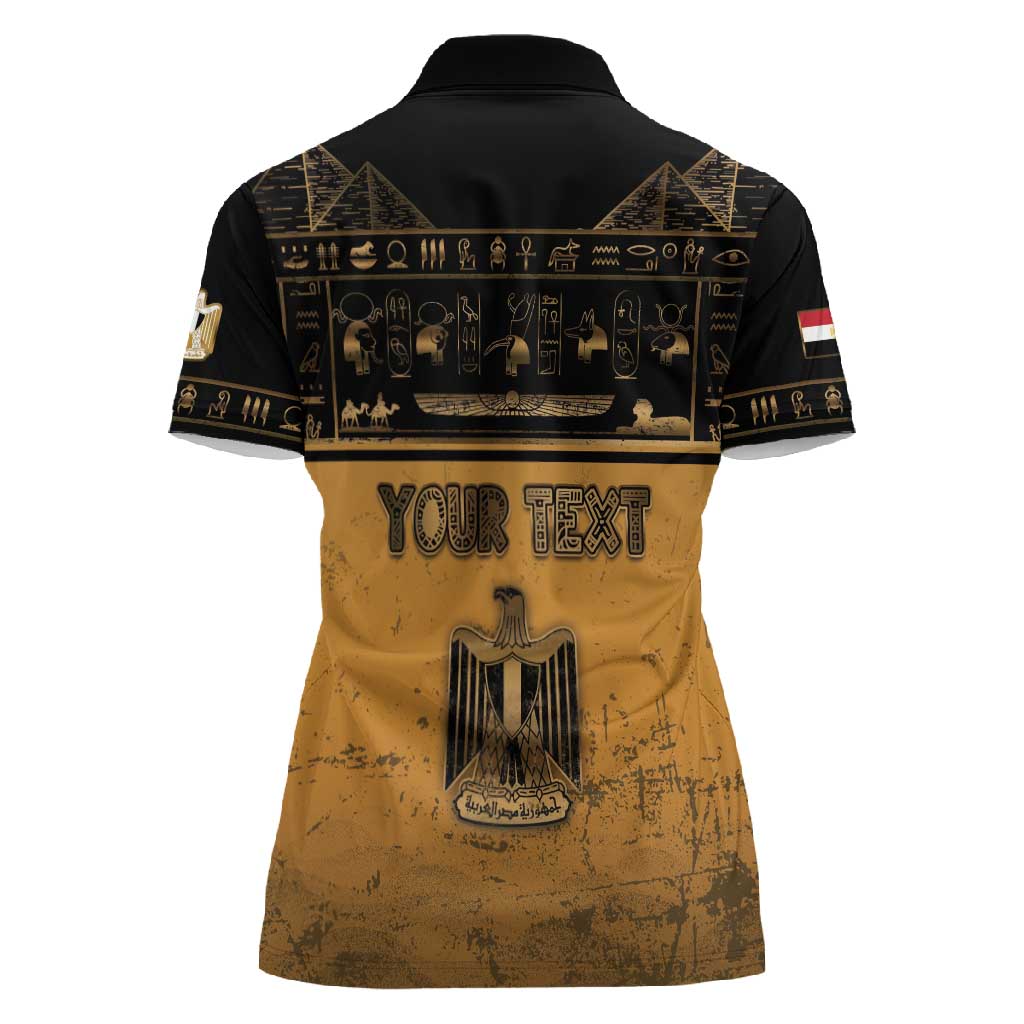 Personalized Egypt Women Polo Shirt Ancient Ankh Luxury - Wonder Print Shop