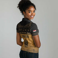 Personalized Egypt Women Polo Shirt Ancient Ankh Luxury - Wonder Print Shop