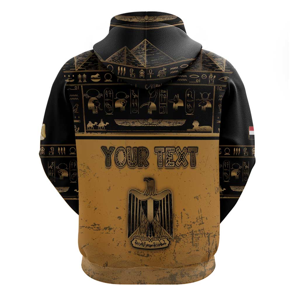 Personalized Egypt Zip Hoodie Ancient Ankh Luxury - Wonder Print Shop
