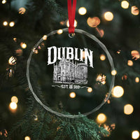 Dublin Castle Ireland Est 988 Travel Souvenir Crystal Glass Ornament