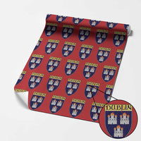 Dublin Ireland Wrapping Paper Roll The Coat of Arms of Dublin Three Burning Castles