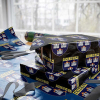 Dublin Ireland Wrapping Paper Roll The Coat of Arms of Dublin Three Burning Castles