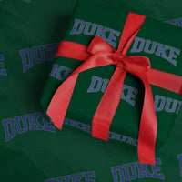 Duke Bold Script Name Sports Fans Wrapping Paper Roll