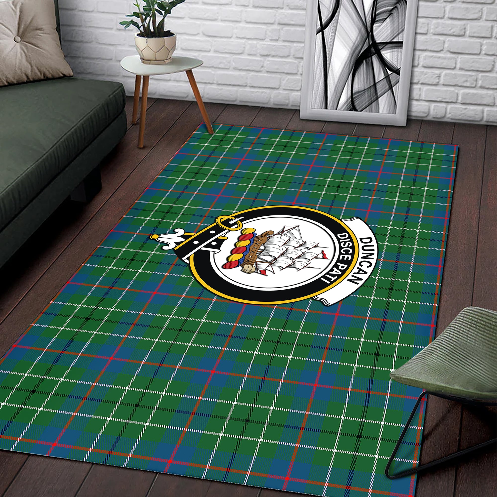 duncan-ancient-clan-tartan-rug-family-crest-tartan-plaid-rug-clan-scotland-tartan-area-rug