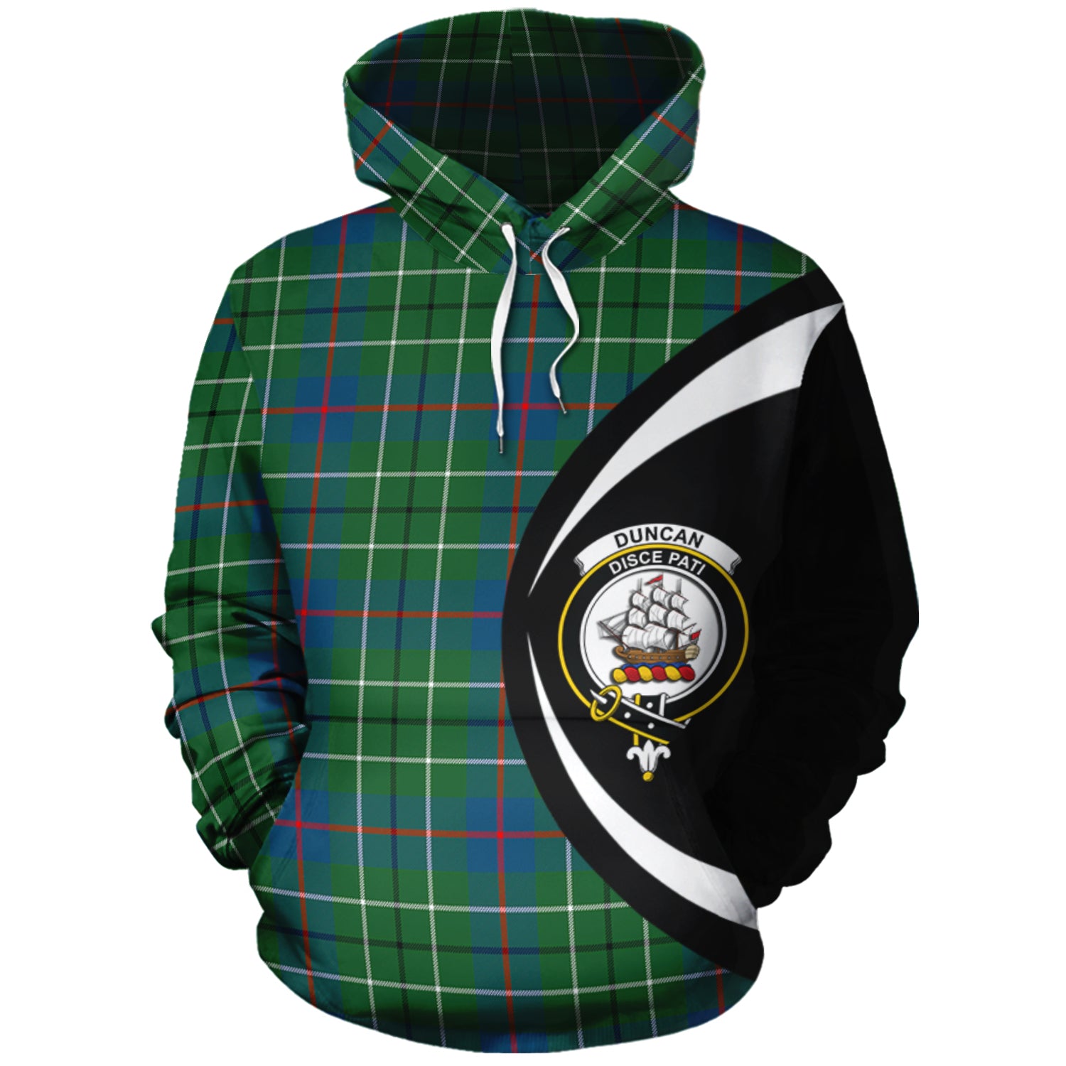scottish-duncan-ancient-clan-crest-circle-style-tartan-hoodie