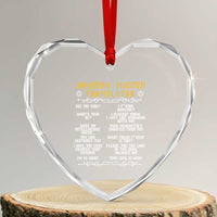 Dungeon Master Translator RPG Humor Heart Crystal Glass Ornament Sarcastic Tabletop Roleplay Game Masters and Players - Wonder Print Shop