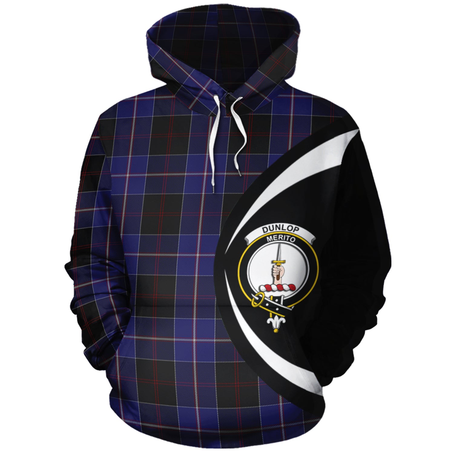 scottish-dunlop-clan-crest-circle-style-tartan-hoodie
