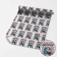 Eagle Flag America 250 Wrapping Paper Roll 1776-2026 250th Birthday - Wonder Print Shop