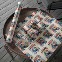 Eagle Flag America 250 Wrapping Paper Roll 1776-2026 250th Birthday - Wonder Print Shop