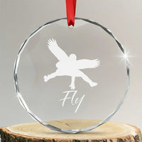 Eagles Fly Crystal Glass Ornament Philadelphia Birds Spirit TS10