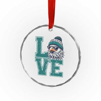 Eagles Inspirational Crystal Glass Ornament LOVE Cool Eagle Lover Vintage TS02