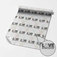 Earth Day 2026 Wrapping Paper Roll Our Power Our Planet
