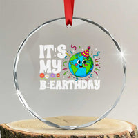 Earth Day Birthday Crystal Glass Ornament April 22 Nature Lover Eco Birthday Party Gift