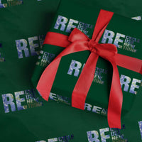 Earth Day Wrapping Paper Roll Recycle Reuse Renew Rethink