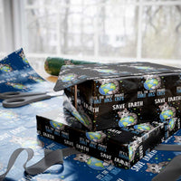Earth Day Wrapping Paper Roll Save Earth Its The Only Planet With Cats