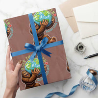 Earth Day Wrapping Paper Roll Save The Earth Bigfoot Lives Here
