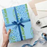 Earth Day Environmental Activism Wrapping Paper Roll Our Power Our Planet