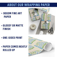 Earth Day Environmental Activism Wrapping Paper Roll Our Power Our Planet