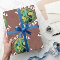 Earth Day Everyday Wrapping Paper Roll Peace Sign Nature Lover