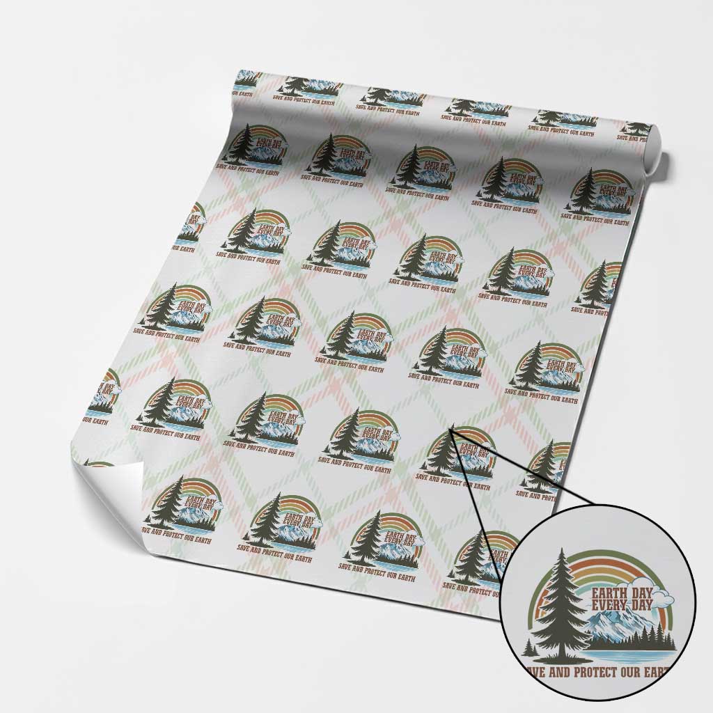 Earth Day Everyday Wrapping Paper Roll Save The Planet Nature Lover Gift
