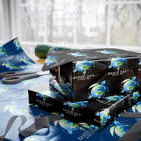 Earth Day Sea Turtle Wrapping Paper Roll Restore Earth Save The Planet - Wonder Print Shop