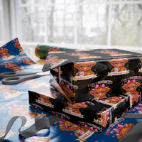 Easily Distracted By Cow And Coffee Wrapping Paper Roll Funny Highland Cow - Wonder Print Shop