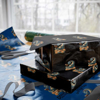 Easily Distracted By Dragon And Books Wrapping Paper Roll Cute Book Lover Gift - Wonder Print Shop