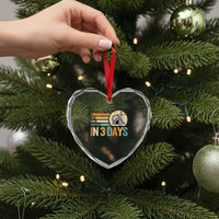Easter A Lot Can Happen In 3 Days Religious Heart Crystal Glass Ornament