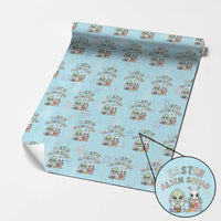 Easter Alien Squad Wrapping Paper Roll Funny UFO Lover Gift
