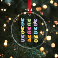 Easter Bruh Crystal Glass Ornament Gen Alpha Slang Skibidi Rizz Cute Bunny - Wonder Print Shop