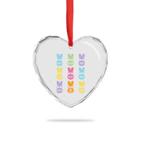 Easter Bruh Heart Crystal Glass Ornament Gen Alpha Slang Skibidi Rizz Cute Bunny - Wonder Print Shop