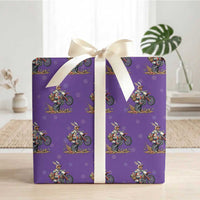 Easter Bunny Dirt Bike Rider Funny Motocross Rabbit Graphic Wrapping Paper Roll Cool Off Road Racing Egg Hunt