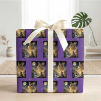 Easter Bunny Howling to the Moon Vintage Wrapping Paper Roll