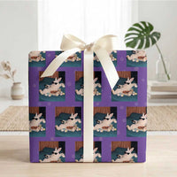 Easter Bunny Iced Coffee Wrapping Paper Roll Funny Animal Meme