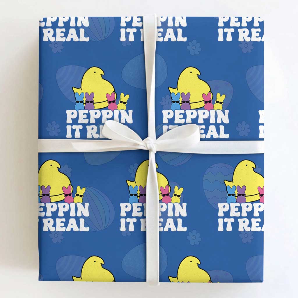 Easter Bunny Wrapping Paper Roll Peepin It Real Rabbit Candy Easter
