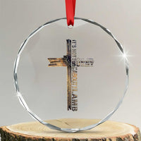 Easter Christian Crystal Glass Ornament Vintage Cross Farmhouse Religious Not About Bunny About the Lamb