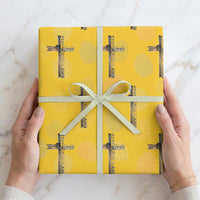 Easter Christian Wrapping Paper Roll Vintage Cross Farmhouse Religious Not About Bunny About the Lamb