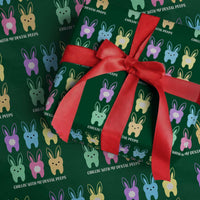 Easter Dentist Wrapping Paper Roll Chilling With My Dental Peeps Bunny - Wonder Print Shop