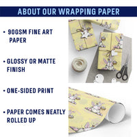 Easter Goose On The Loose Wrapping Paper Roll Funny Easter Egg Hunt Gift