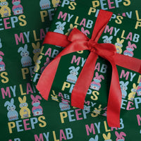 Easter Lab Tech Wrapping Paper Roll Cute Bunny My Lab Peeps - Wonder Print Shop