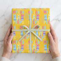 Easter Lab Tech Wrapping Paper Roll Cute Bunny My Lab Peeps