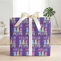 Easter Lab Tech Wrapping Paper Roll Cute Bunny My Lab Peeps