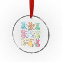 Easter Nurse Bunny Crystal Glass Ornament Funny Nursing Easter Spring Nurse Gift - Wonder Print Shop
