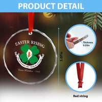 Easter Rising Crystal Glass Ornament Ireland Unfree Will Never Be At Peace 1916 Irish Rebellions