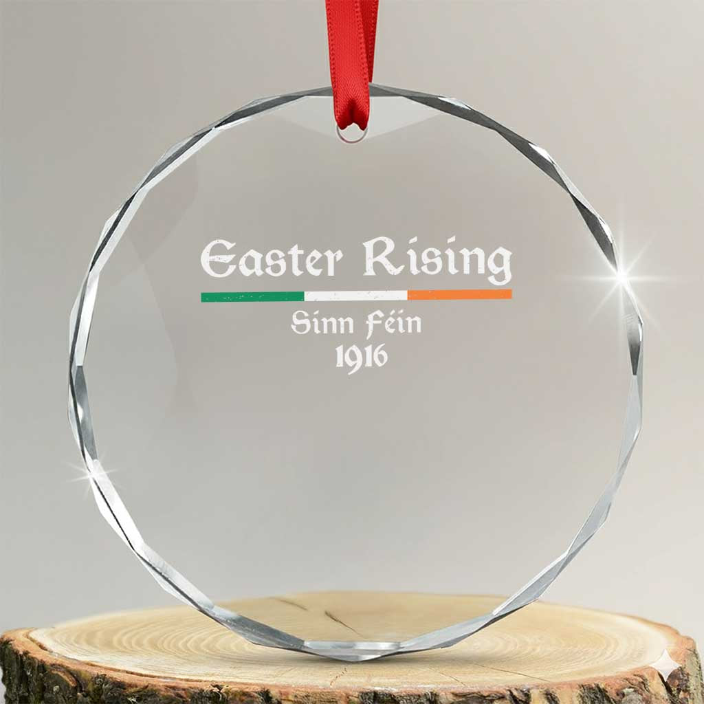 Easter Rising Sinn Fein 1916 Crystal Glass Ornament Irish War Of Independence