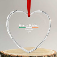 Easter Rising Sinn Fein 1916 Heart Crystal Glass Ornament Irish War Of Independence